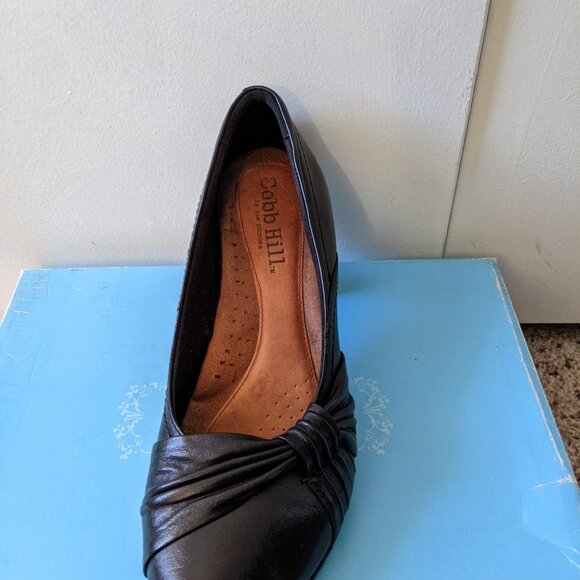 Cobb Hill Women's Leather High Heels Pumps Size 8.5M Black - Picture 3 of 11